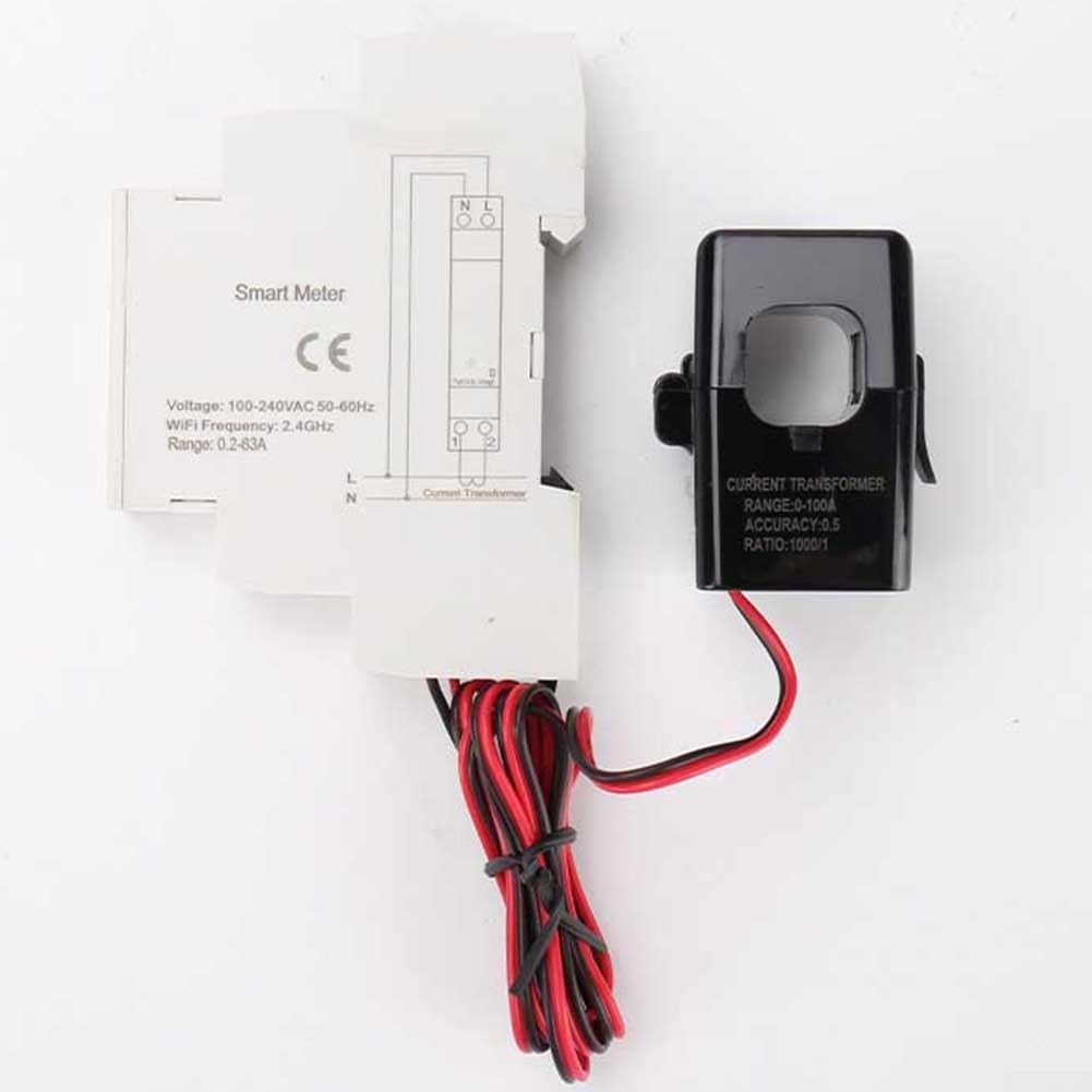 Compteur Énergie pour zigbee 63A pour tuya Smart 110-240V Compteur(63A)
