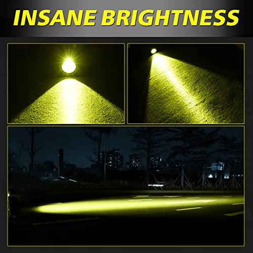 Image of 3.5 inch Round Amber LED Fog Lights 50W Combo Round Offroad Lights