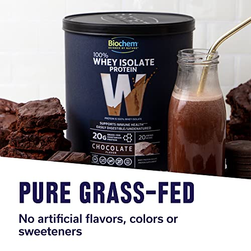 Biochem 100% Whey Isolate Protein - Chocolate -- 30.9 Oz #TOP3