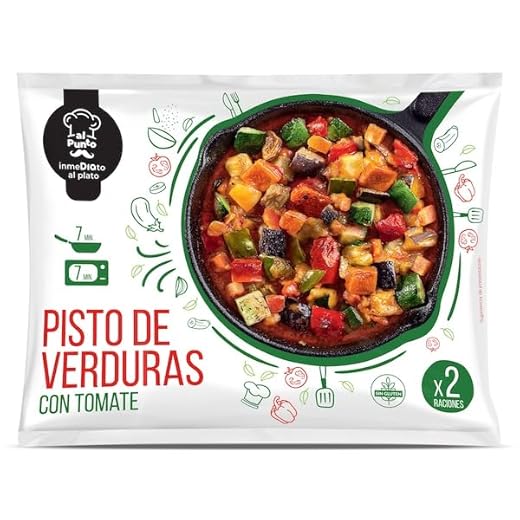 DIA AL PUNTO pisto de verduras con tomate bolsa 450 gr