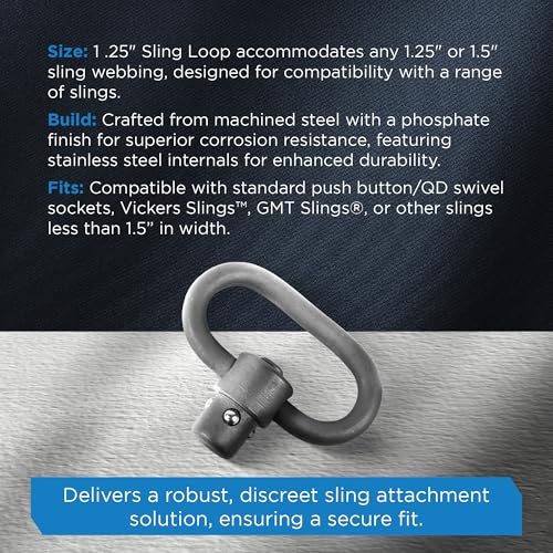 Blue Force Gear Vickers Sling Set with Hardware: Sling, Swivel, and M-LOK Mount