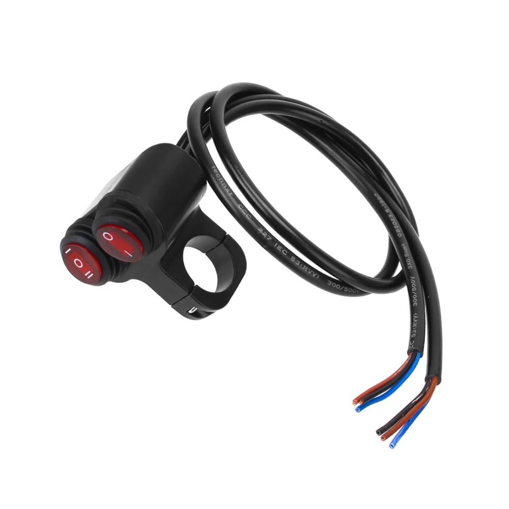 Moto interrupteur demarrage et commande de guidon 12V pour phare