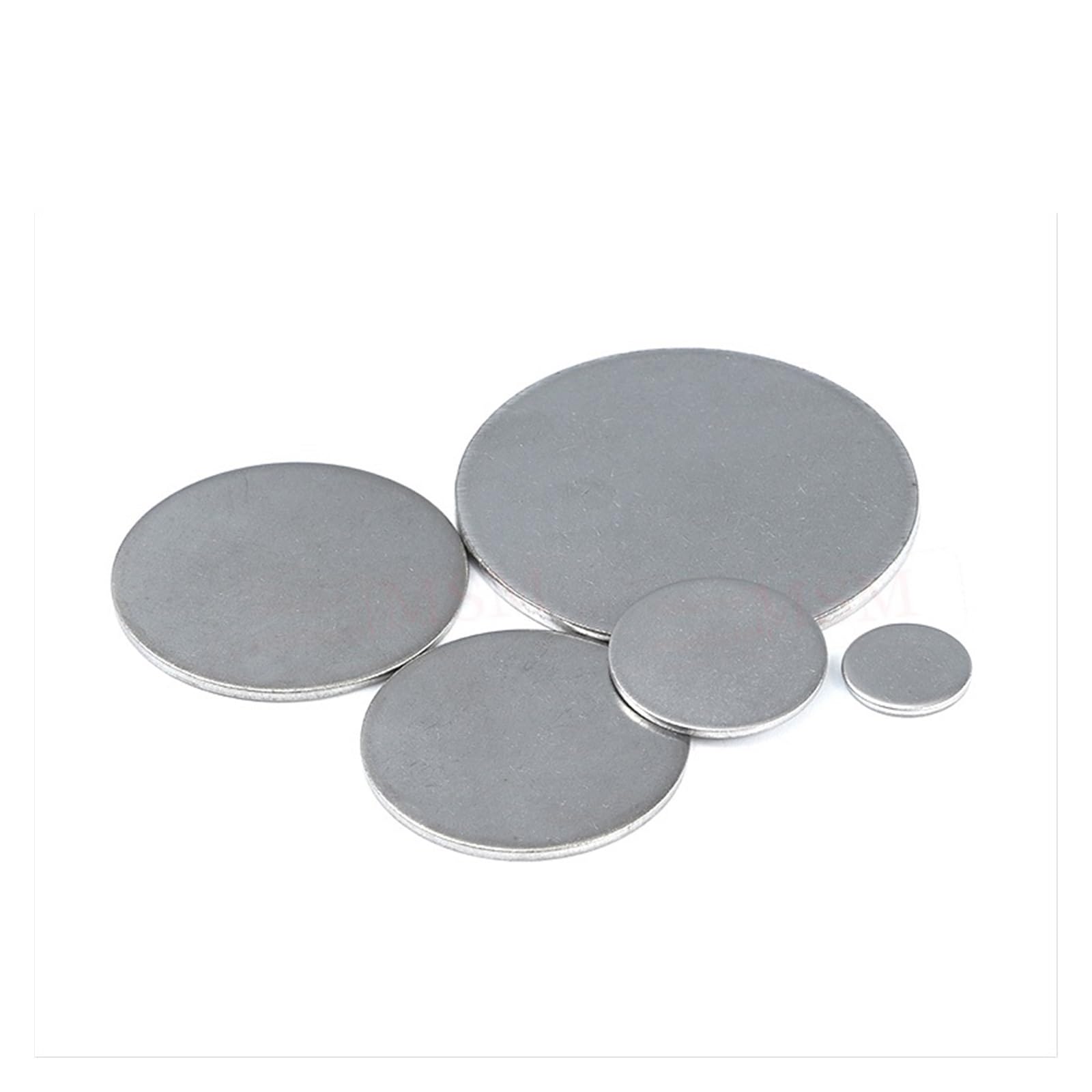Stanzrohlinge aus Metall, Runde Distanzscheiben aus Edelstahl ohne Löcher, 6–40 mm Durchmesser, 1–4 dick(Diameter 30mm,Thick 2 mm)