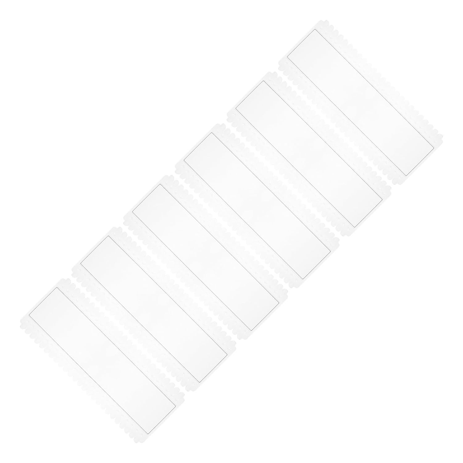 6pcs Nail Color Board with Nail Tips Each Gel Polish Samples Quick Replacement Easy to Clean for Salon and DIY Use