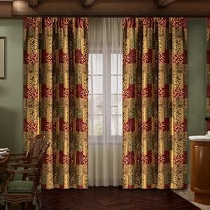Loom and Mill Luxury Damask Curtain...