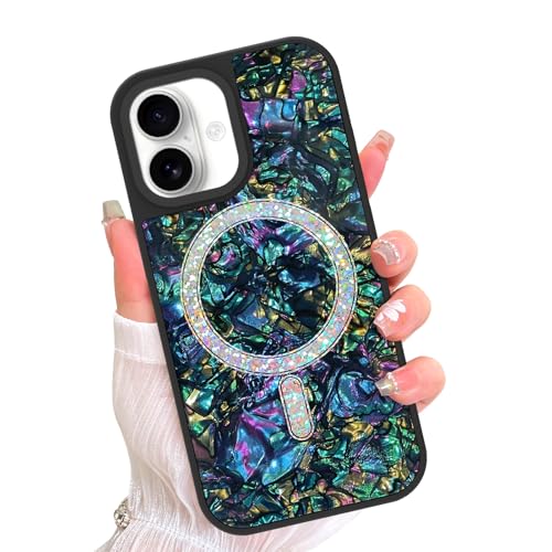 Coque d'ormeau irisée opalescente pour iPhone 17 protection antichoc