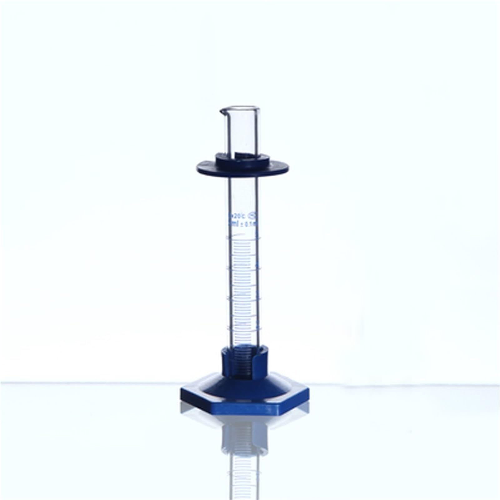10 Stück/Pack 5 ml Messzylinder aus Glas, sechseckig, aus Borosilikatglas