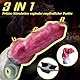 TDLPlus Penismanschetten Realistischer Animal Dog Dildo mit Knoten Silikon Penishülle Erektionssteigerung Extender Penis Vergrößerung Penis Sleeve G-Punkt-Stimulation Sexspielzeug