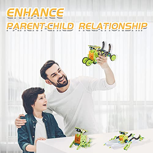 Kidpal Solar Powered Kit Robotics Science Kit For Kids 8 9 10 11 12 Year Old Boys & Girls Engineering Toys Build Your Own Robot Kit Stem Robot Building Kit For Teen Boys Age 8 9 10 #TOP4