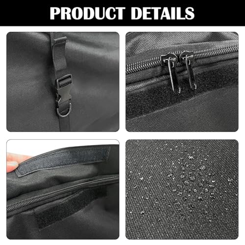 Dachbox Auto, Auto Heckbox Gepäckträgertasche,Transportbox,Gepäckträger für Anhängerkupplung,135 * 51 * 51CM Faltbare dachbox Dachgepäcktransporttasche Wasserdicht Transporttasche für alle Autos