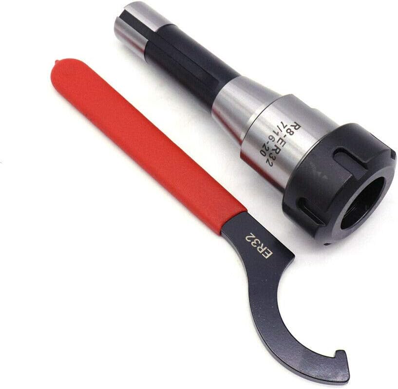 CNCEST R8ER32 Collet Chuck & Spanner Chuck Holder Spring Collets CNC Milling Machine Precision