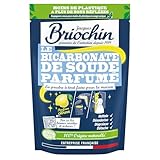 JACQUES BRIOCHIN - Bicarbonate de Soude - Nettoyant Multi-Usages - Nettoie, Dégraisse, Détache, Neutralise les Odeurs - Parfum Citron - 100% d'Origine Naturelle - Ecocert - Fabrication Française -500g