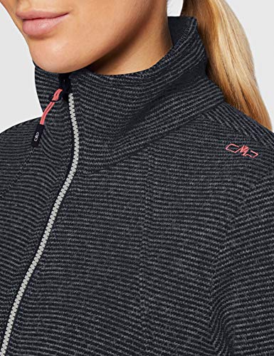 CMP Pile Knit Tech con Zip, Donna
