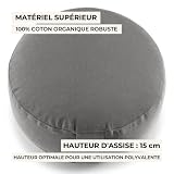 Coussin de yoga et méditation Lotuscrafts bio – photo 2
