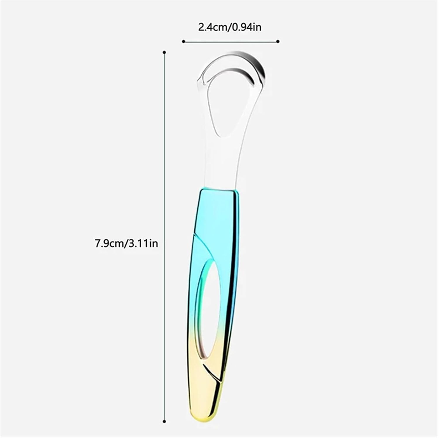 Stainless Steel Tongue Scraper Cleaner(Rose Gold)