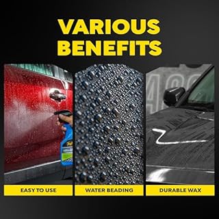 Meguiar's Hybrid Ceramic Wax, Easy-to-Use Spray Wax for Car Detailing with the Superior Protective Power of Advanced SiO2 Hybrid Barrier Technology, 26 Oz Spray Bottle