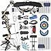 ZSHJGJR Kit Arco Compound per Adulti Principianti 30-60 libbre Tiro con l'arco Kit Archi Arco compound con Accessori frecce Arco compound da caccia Professionale Competizioni Compound bow (Camo)
