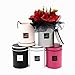 BBJ WRAPS Gift Packaging Paper Box Decorating Round Pink Florist Box 1 Pcs (Hot Pink)
