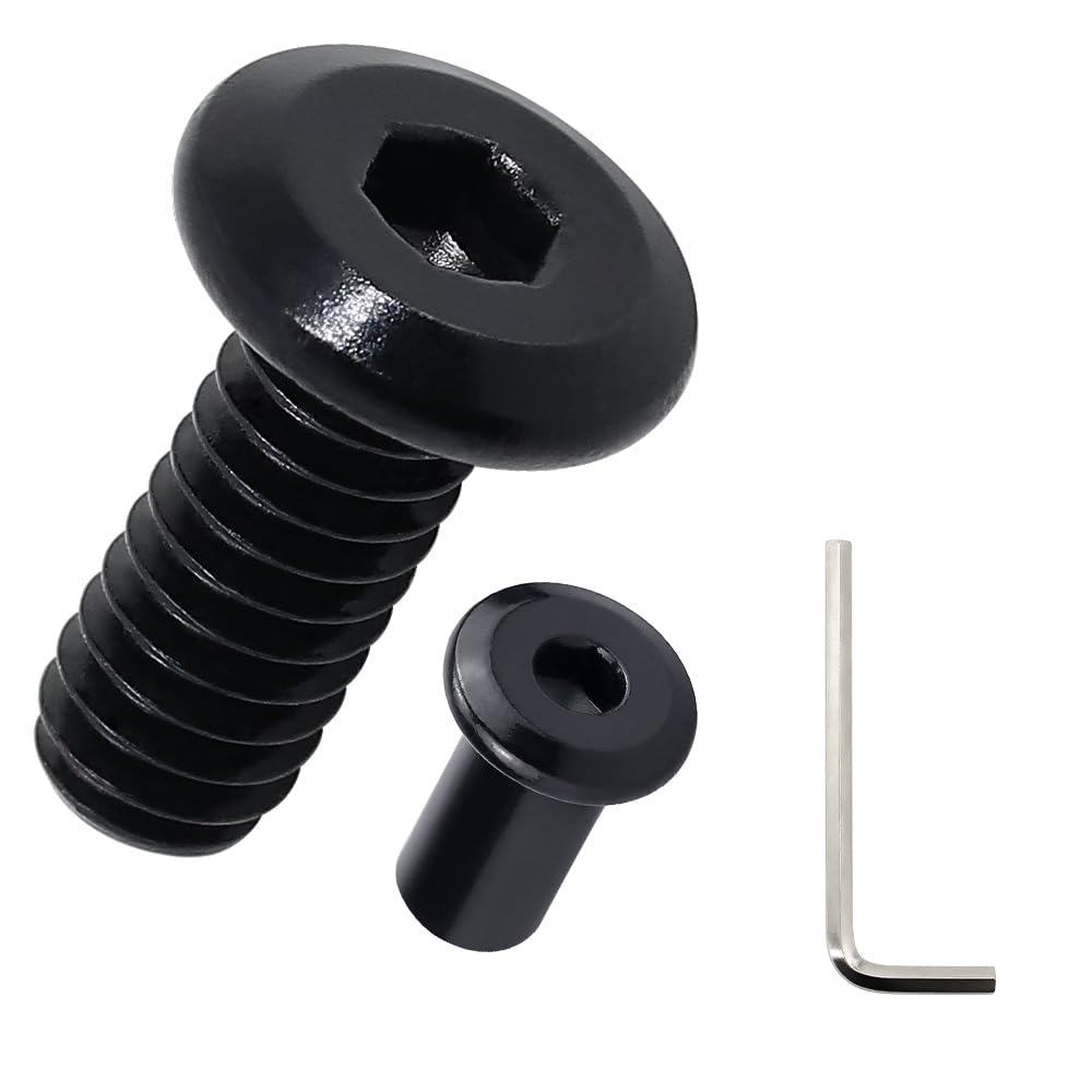 M6 Stainless Steel Binding Screws & Nuts - Black -8
