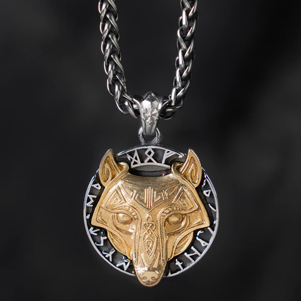 Collar Lobo vikingo