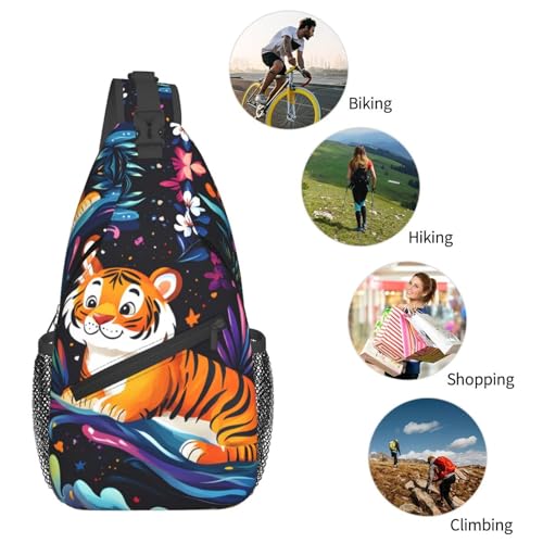 Mochila tipo sling unisex ligera para viaje miniatura 6