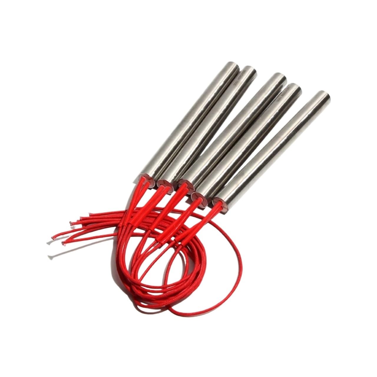 Calentadores de cartucho de 10mm, 180~300mm, AC110V/220V/380V, 450/500/550/630/750W, elemento de resistencia SUS de tubo de calentamiento de un solo extremo, 2 uds.(110V,201SUS 550W 10x220m