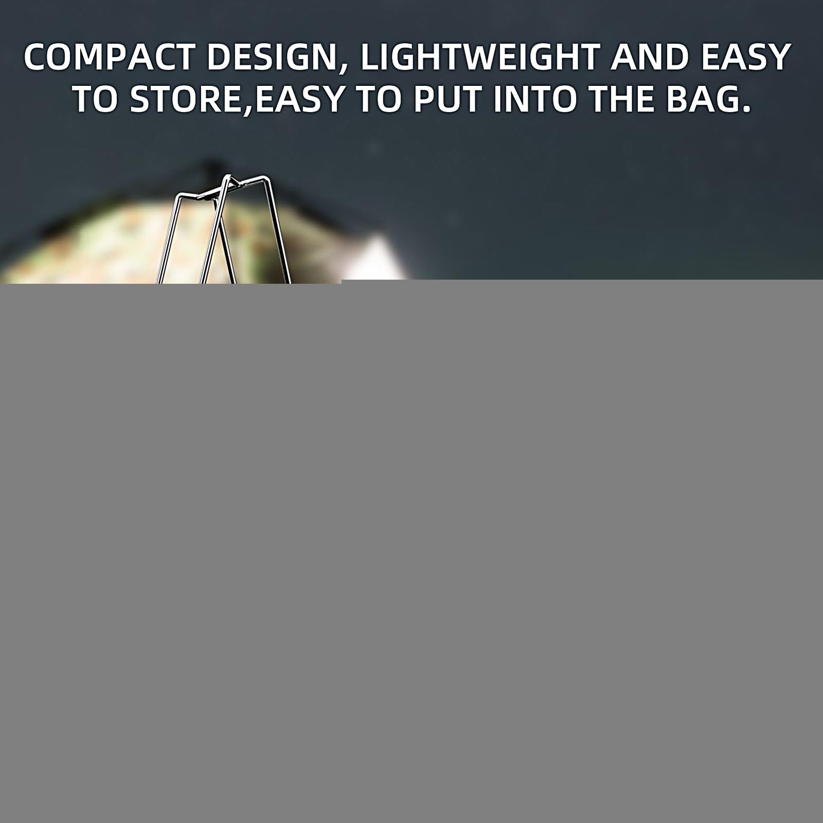 Lampada Solare da Campeggio Lanterna a manovella pieghevole impermeabile | Lampada LED USB Solare da Tenda per Escursionismo Pesca Spiaggia Riparazione Auto Arrampicata Giardino Cortile Terrazza d