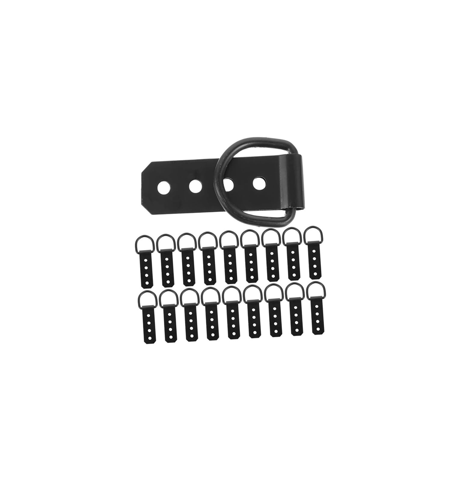 FGJsfhrDTU Picture Hanging Hooks, Metal Black 9x3.5x0.2cm 20 Pcs