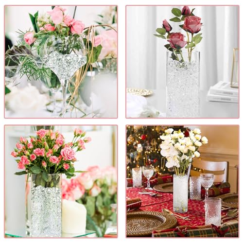 40000個 花瓶用ウォータージェルビーズ ウォータービーズキット 完璧なウォータージェリービーズ 花瓶フィラー、植物、フローティングパール、フローティングキャンドル、結婚式や家の装飾に最適な非毒性ー(クリア) [5]