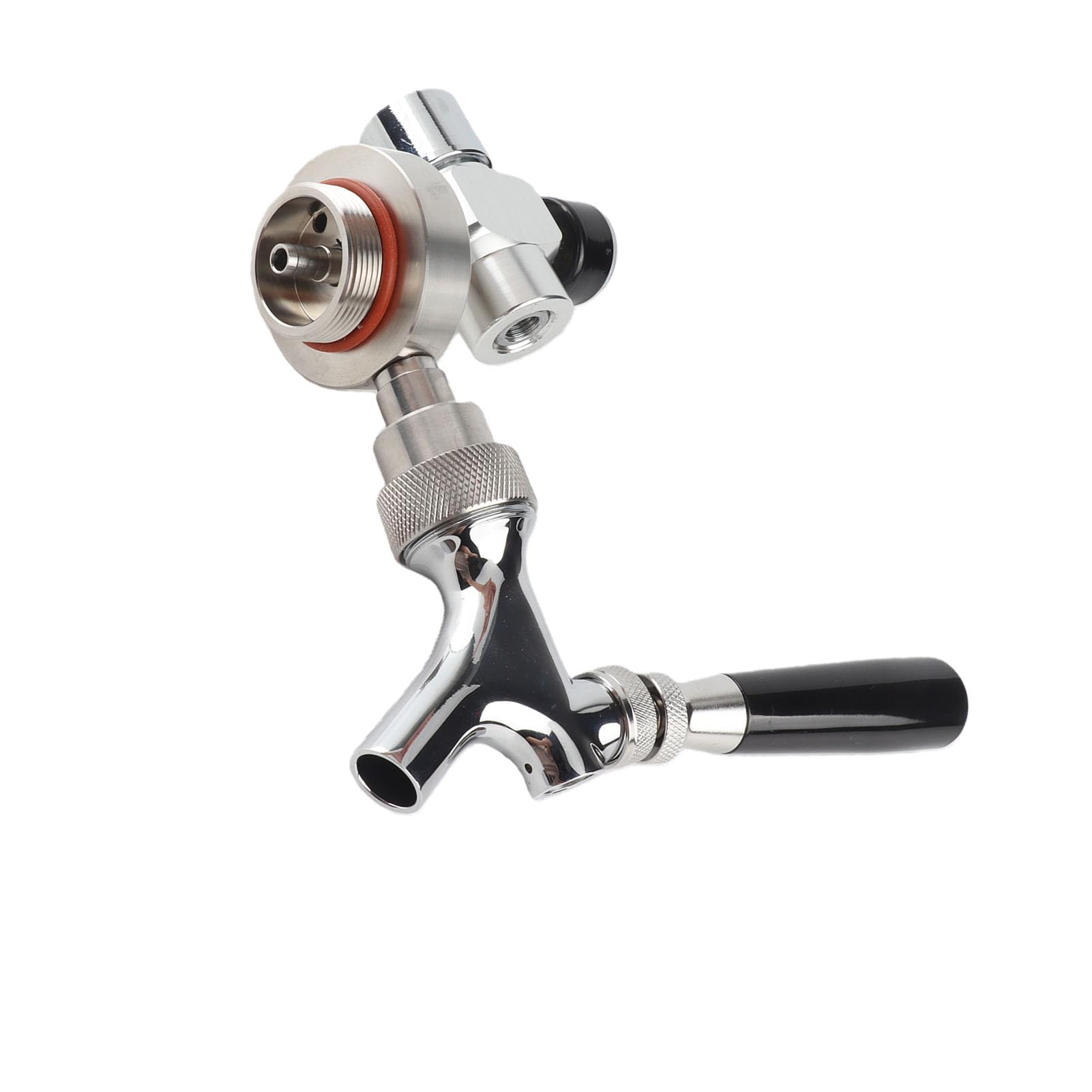 Kit De Distributeur De Robinet De Lance De Bière D'Acier Inoxydable De Robinet De Lances D'Injecteur De Co2 Pour Le Mini Producteur De Bière De Fût De 2L/3.6L/5L