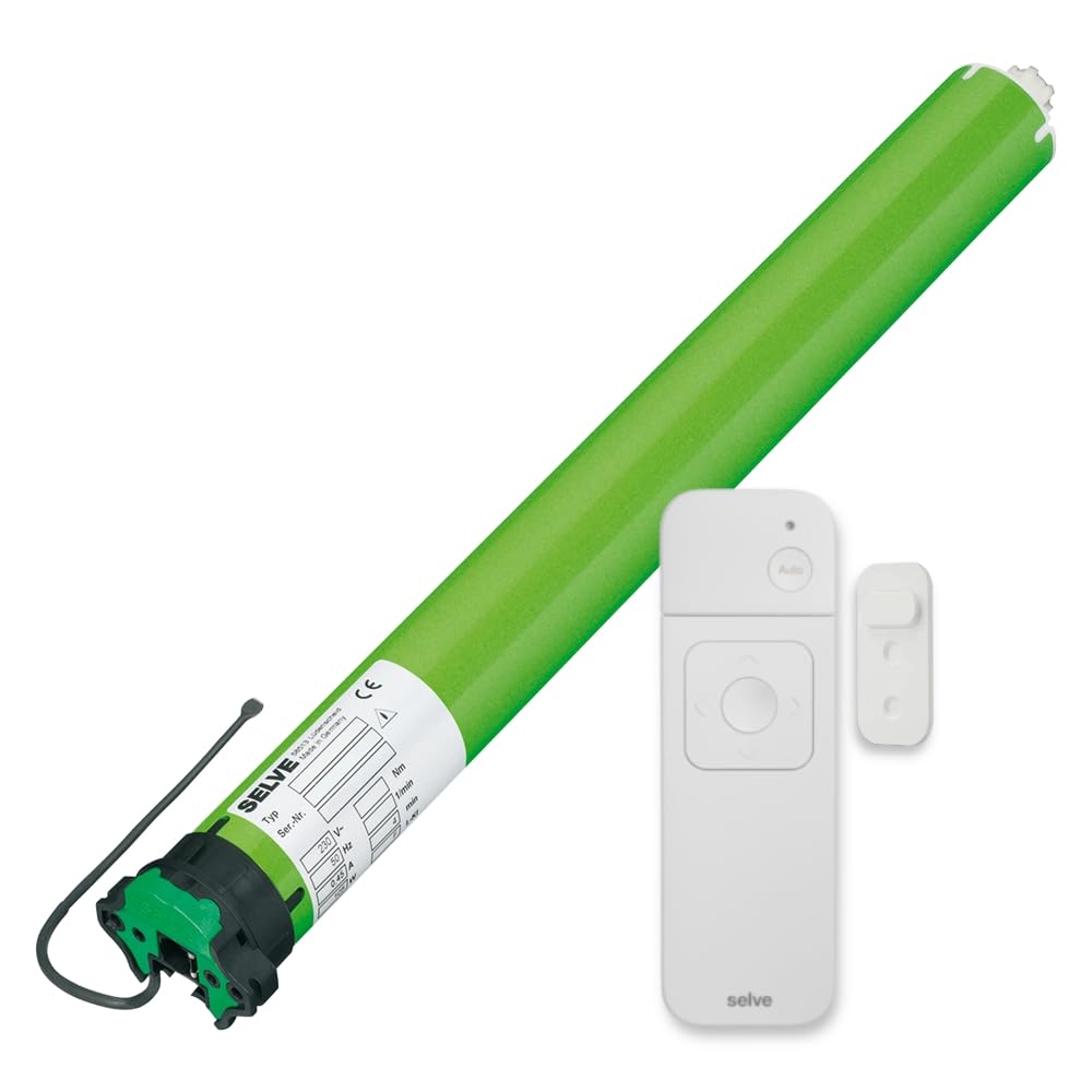 SELVE SEL Plus-RC, Funkmotor, inkl. Funksender, Adapter, Lager und 2,5 m Kabel, Leistung/Wellengröße:2/20 - für Achtkant-Welle SW 60