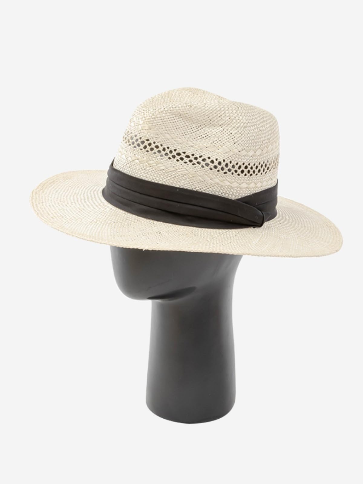 Generico Cappello da Sole Pieghevole in sisal da Donna - Tesa Larga Intrecciata a Mano per Protezione UV e Viaggi