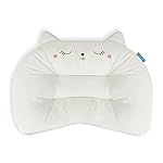 Choc chick Toddler Pillow,20X14inches Machine Washable Soft Hypoallergenic Kids Pillows,Child Cute Animal Perfect Toddler Pillows for Sleeping 2 Year Old (Cat)
