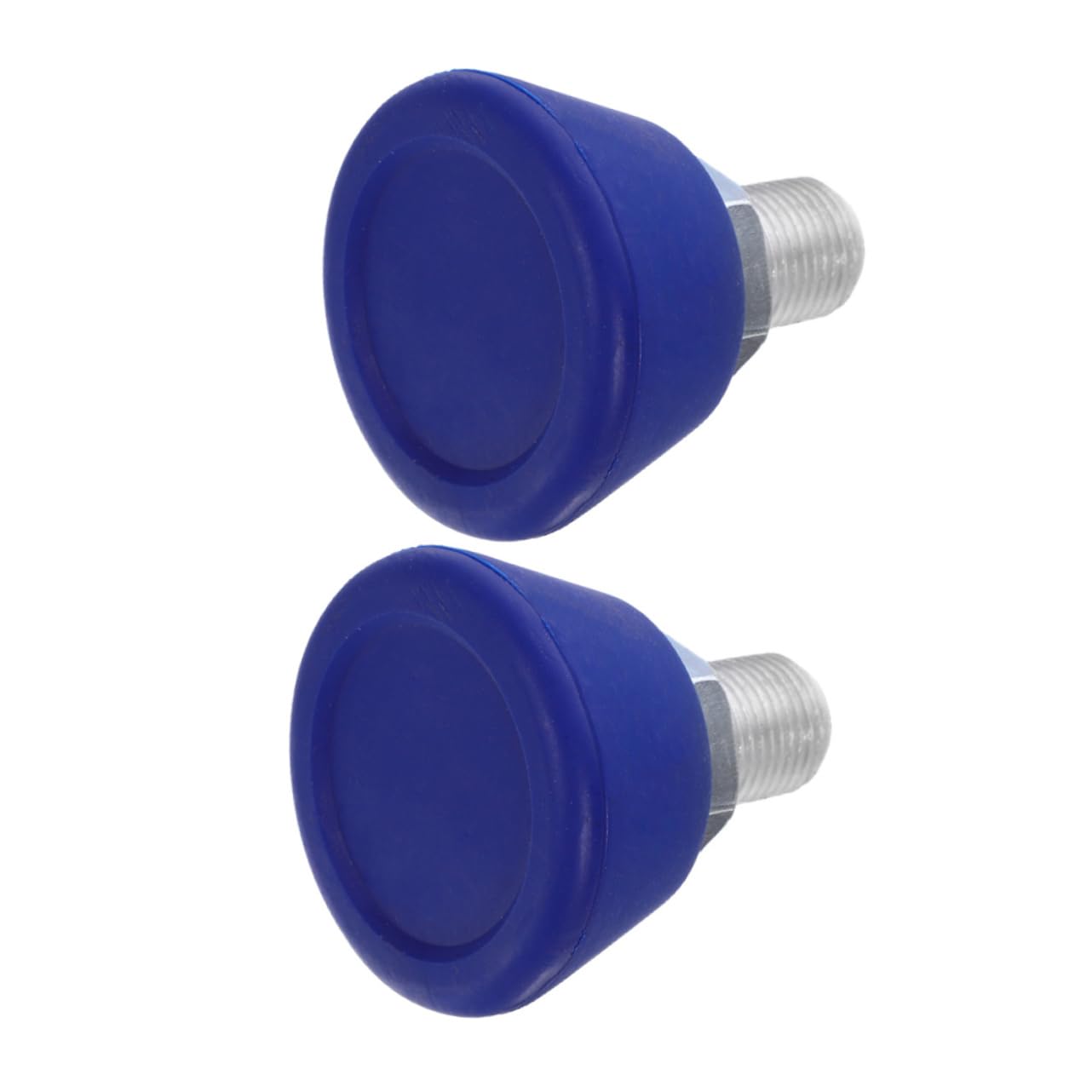 UPKOCH 2pcs Adjustable Rubber Roller Skate Toe Stops Safe Replacement Skate Stoppers for Enhanced Control Comfort During Skating Activities Easy Installation Blue