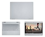 Decalrus - Protective Decal for Google PixelBook (12.3" Screen) Laptop Silver Carbon Fiber Skin Skin