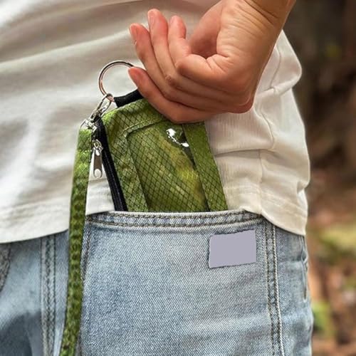 RFID Blocking Wallet, Wallet for Men, Anti-theft Small Wallet RFID for Women with Lanyard Keychain,Water-resistant Zip ID Case Wallet ID Holder Zipper for Cards Travel,Wallets for Men's Women's2