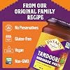 Pataks Tandoori Marinade Paste - Mild Indian Tandoori Paste with 8 Expertly Blended Spices - Gluten-Free & Vegan - Flavorful Chicken Marinade for Grilling, Baking & BBQ Cooking - 11oz Jar (Pack of 2)