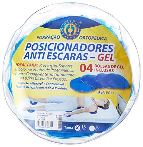 Posicionadores Anti Escaras - Gel, Ortho Pauher, Azul, 18 cm