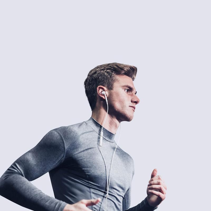 Image of cShot Type C Earphones for iPhone 15 /16 Series, Wired Earbuds with Mic, Hi-Fi Stereo Sound, Deep Bass, in-Line Controls, Type C Connector, Noise Isolation, Tangle Free Cable - White