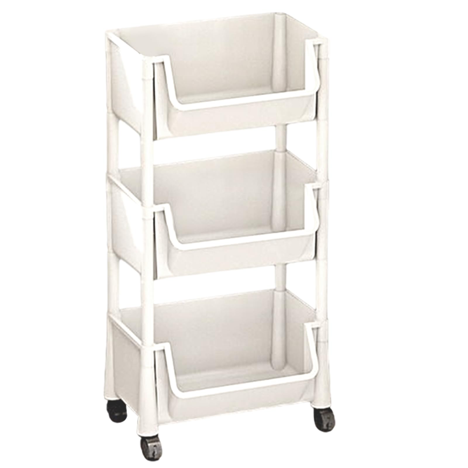 Chariot à livres à roulettes | Chariot de rangement de livres multi-couches | Chariot d'organisation multifonction pour chambre d'enfant, salon, papeterie et jouets