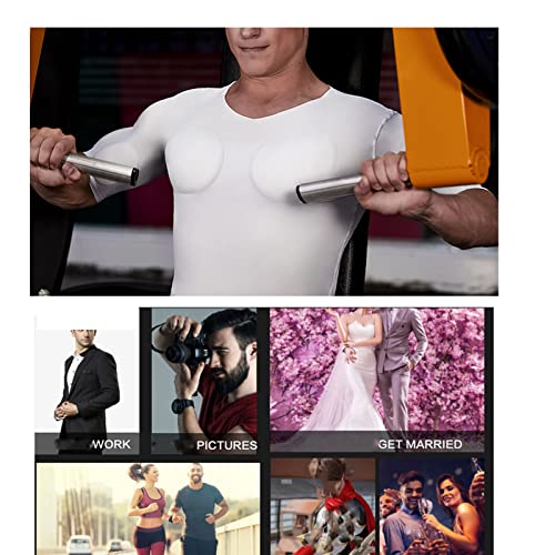 Shaper Fake Muscle Underwear for Men Enhancers Strong Chest Shirt Pads Muscular Undershirts2