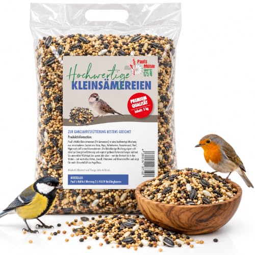 Paul´s Mühle - 5 kg Kleinsämereien-Mischung für Wildvögel & Taubenfutter