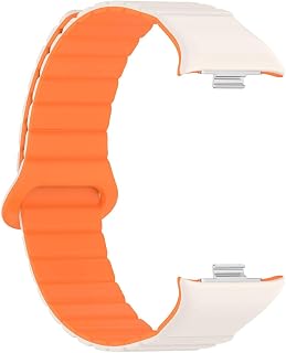Gpack Xiaomi Smart Band 8 Pro ile Uyumlu Solo Loop Mıknatıslı Kordon, Starlight