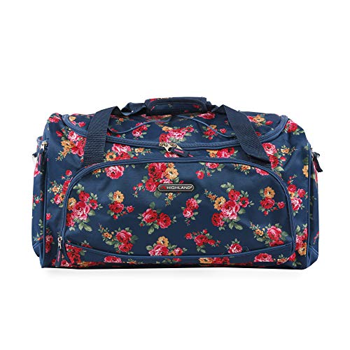 Highland Women's Medium Travel Duffel Bag, Rose Navy2