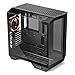 darkFlash Full-Tower ATX Gaming PC Case, Vertical GPU Mounting, Back Plug-in Motherboard, Dual-Chamber, Panoramic Glass, Up to 2 x 360mm Radiators, RTX 40 Compatible(DY470) (1 PWM ARGB Fans, Black)