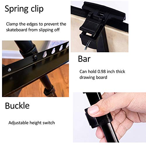 Aokbean 2Pcs 63 Inches Art Easel Stand Tripod Easel Stand With Portable Bag For Floor Painting Displaying For Adults Kids Classroom Painting Display (Black) #TOP3