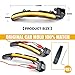 QKLsudua 2pcs Dynamic Sequential Blink LED Side Mirror Turn Signal Light Assembly Compatible with Ja-guar XE XF XJ F-TYPE XK XKR I-PACE X250 X26