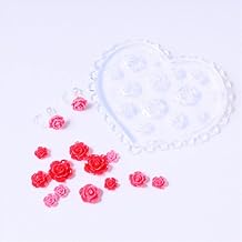 Sawya Kobo Silicone Mold, Mini Rose, 1 Piece, Clear, Handmade Accessory Parts