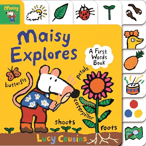 Image of Maisy Explores: A First Words Book: (A Maisy the Mouse Tabbed Board Book About the Seasons, Colors, and More - For Toddlers and Kids Ages 1-3)