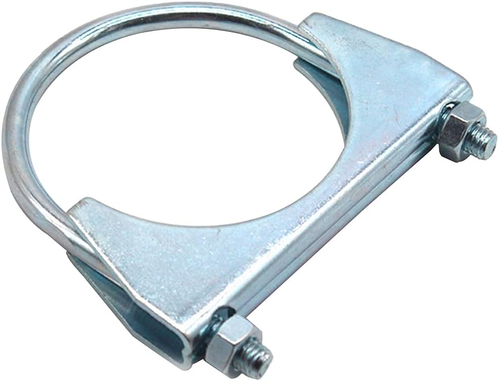 U Bolts,Stainless Steel Fastener,304 Stainless Steel Saddle Exhaust Muffler Clamp - 3 Inch for Fastening